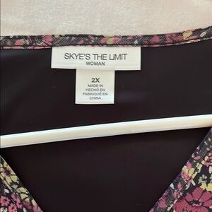 Skye's the Limit Multicolor Floral Top
